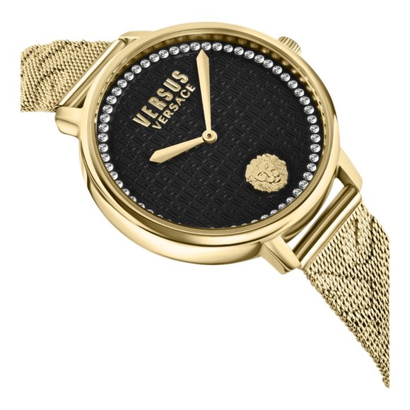 Versace Diamond Crystal Women\'s Gold Watch